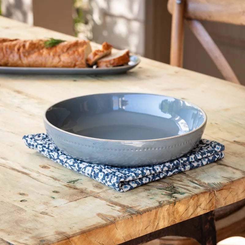 Legbar Blue Serving Bowl