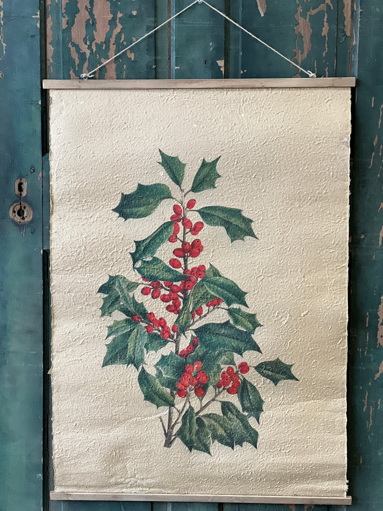 Hanging Scroll - Holly