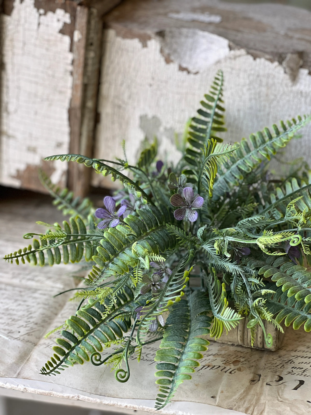 Purple Ambling Arbor 14" Half Sphere