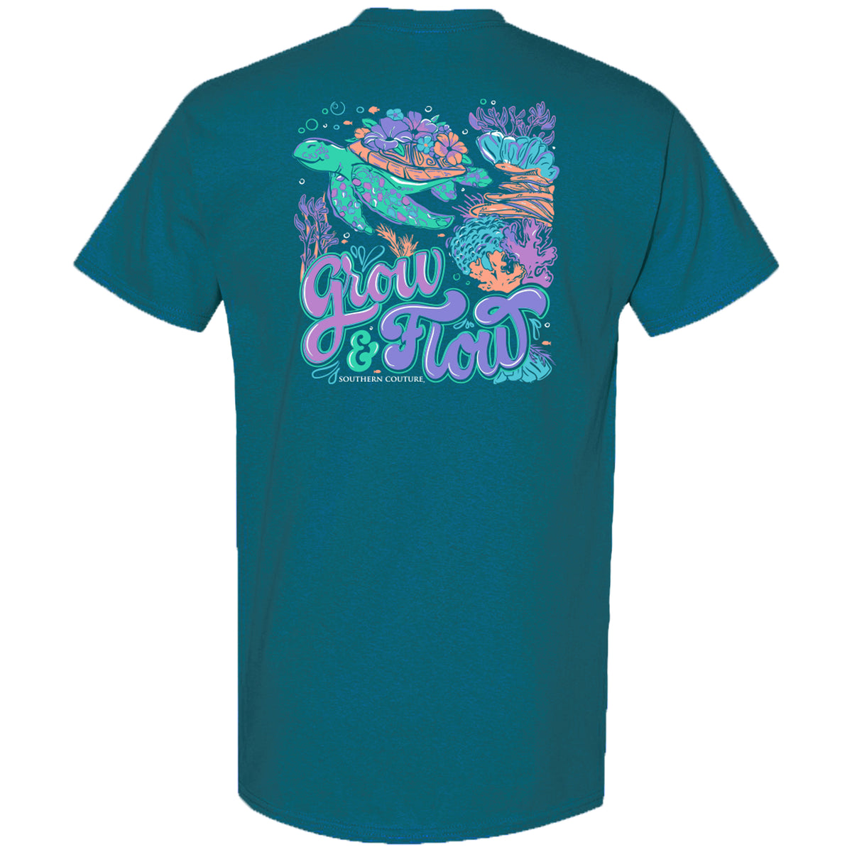 Grow & Flow SC Classic Tee in Galapagos Blue