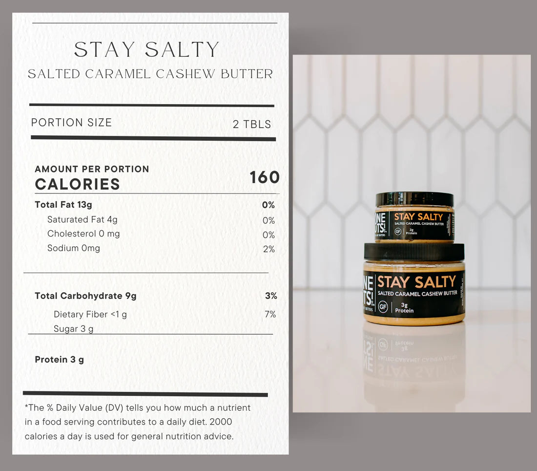 Gone Nuts! Stay Salty Cashew Butter - 2 Sizes