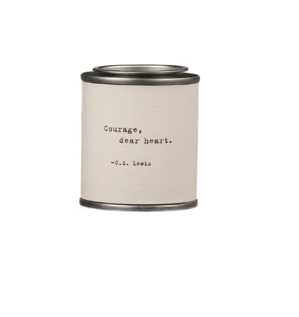 Shine Candle - Courage, dear heart - C.S. Lewis