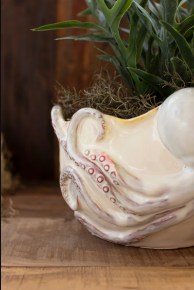 Ceramic Octopus Vase
