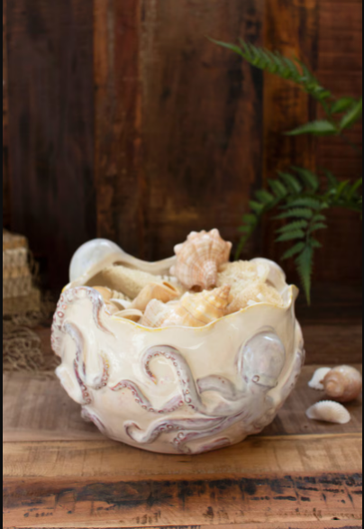 Ceramic Octopus Vase