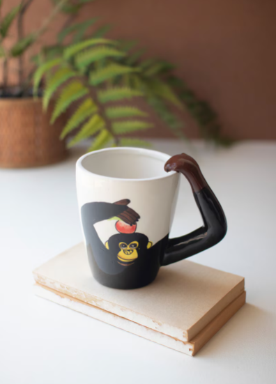 Ceramic Monkey Mug