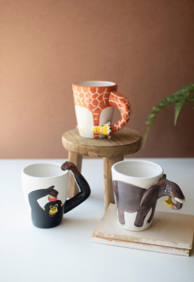 Ceramic Monkey Mug
