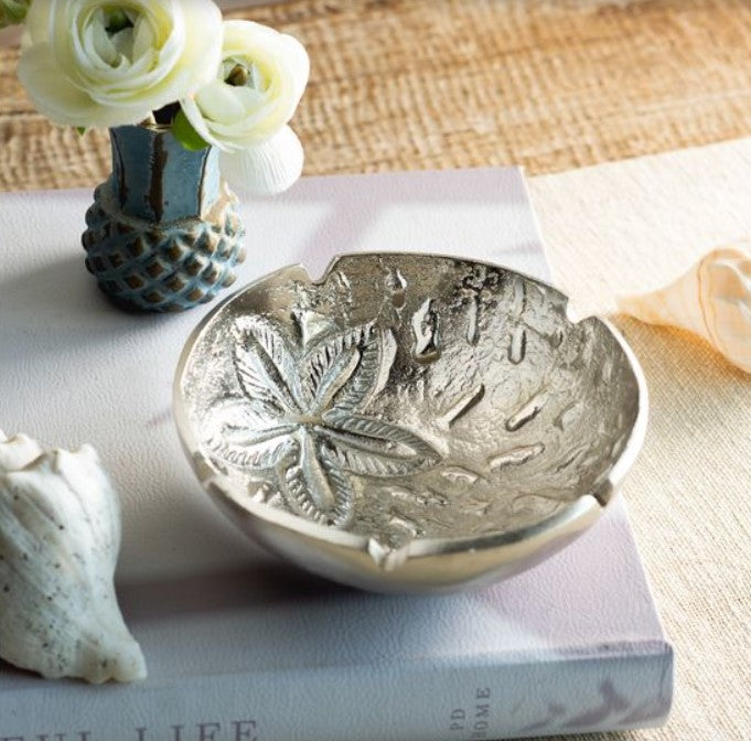 Silver Sand Dollar Bowl