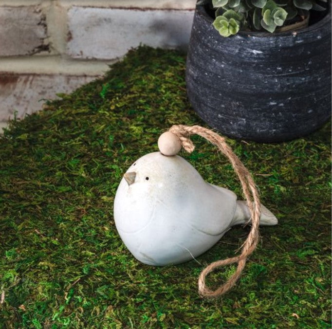 Beige Bird Wind Chime