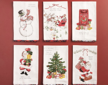 Classic Christmas Tea Towels