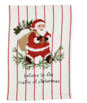 Classic Christmas Embroidered Towels