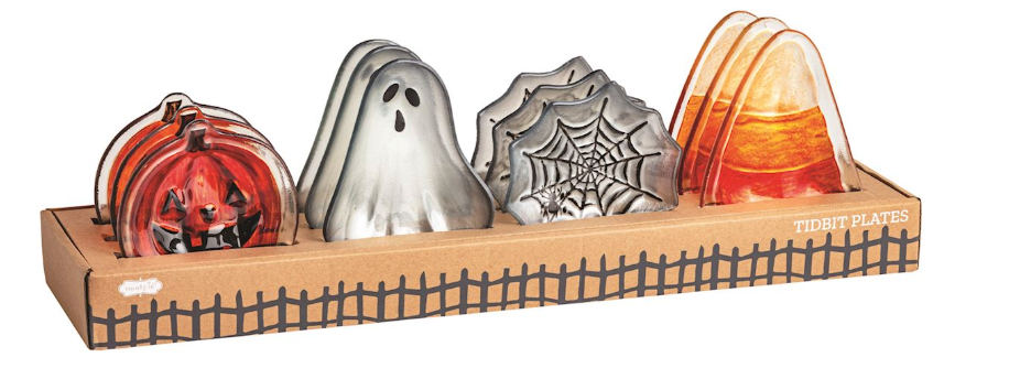 Halloween Tidbit Plates