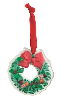Classic Christmas Glass Ornament