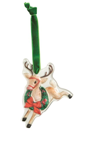 Classic Christmas Glass Ornament