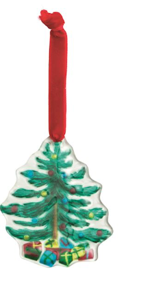 Classic Christmas Glass Ornament