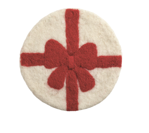Bow Felted Trivet