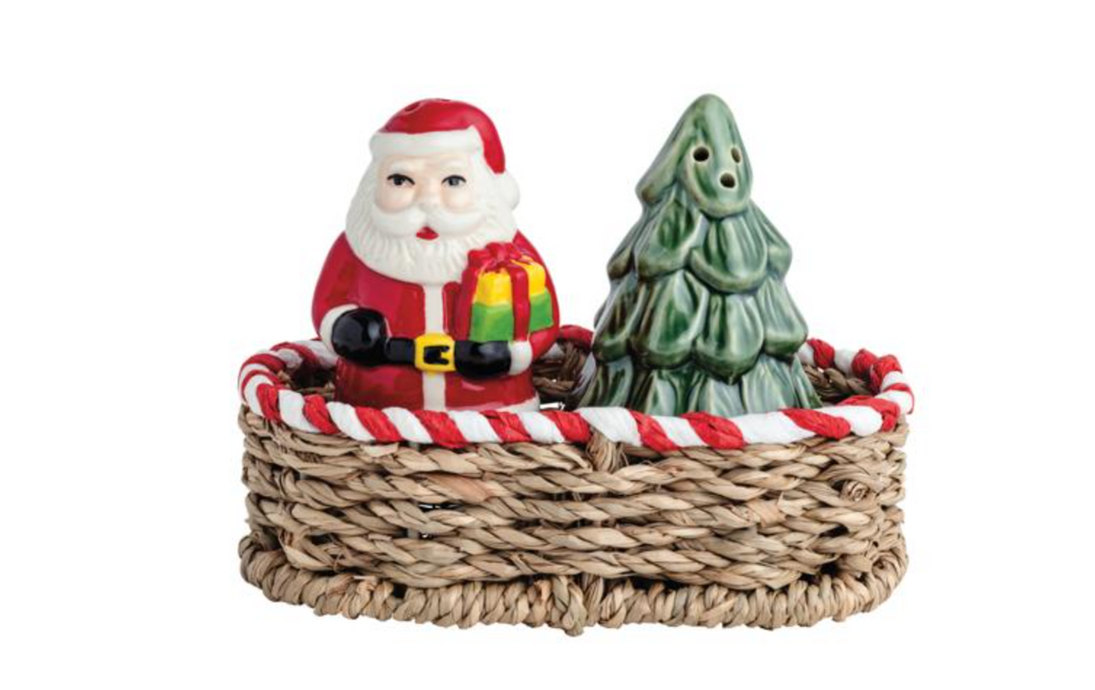 Santa & Tree Salt & Pepper Set