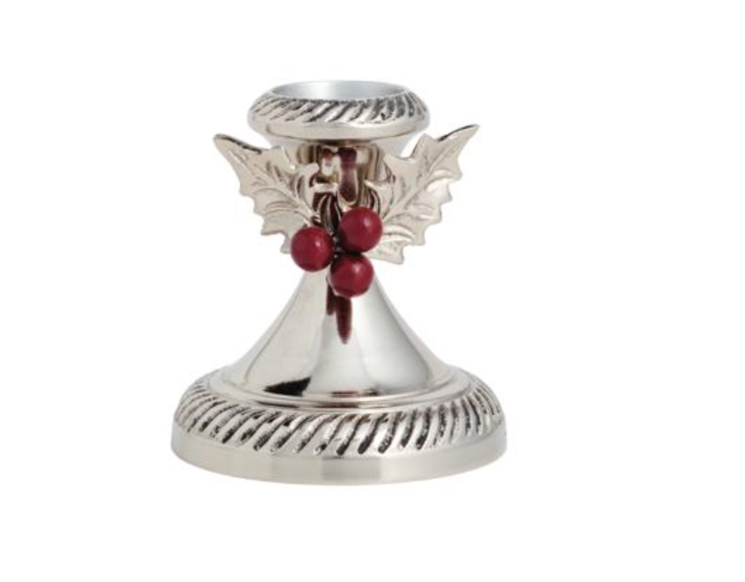 Small Holly Candlestick