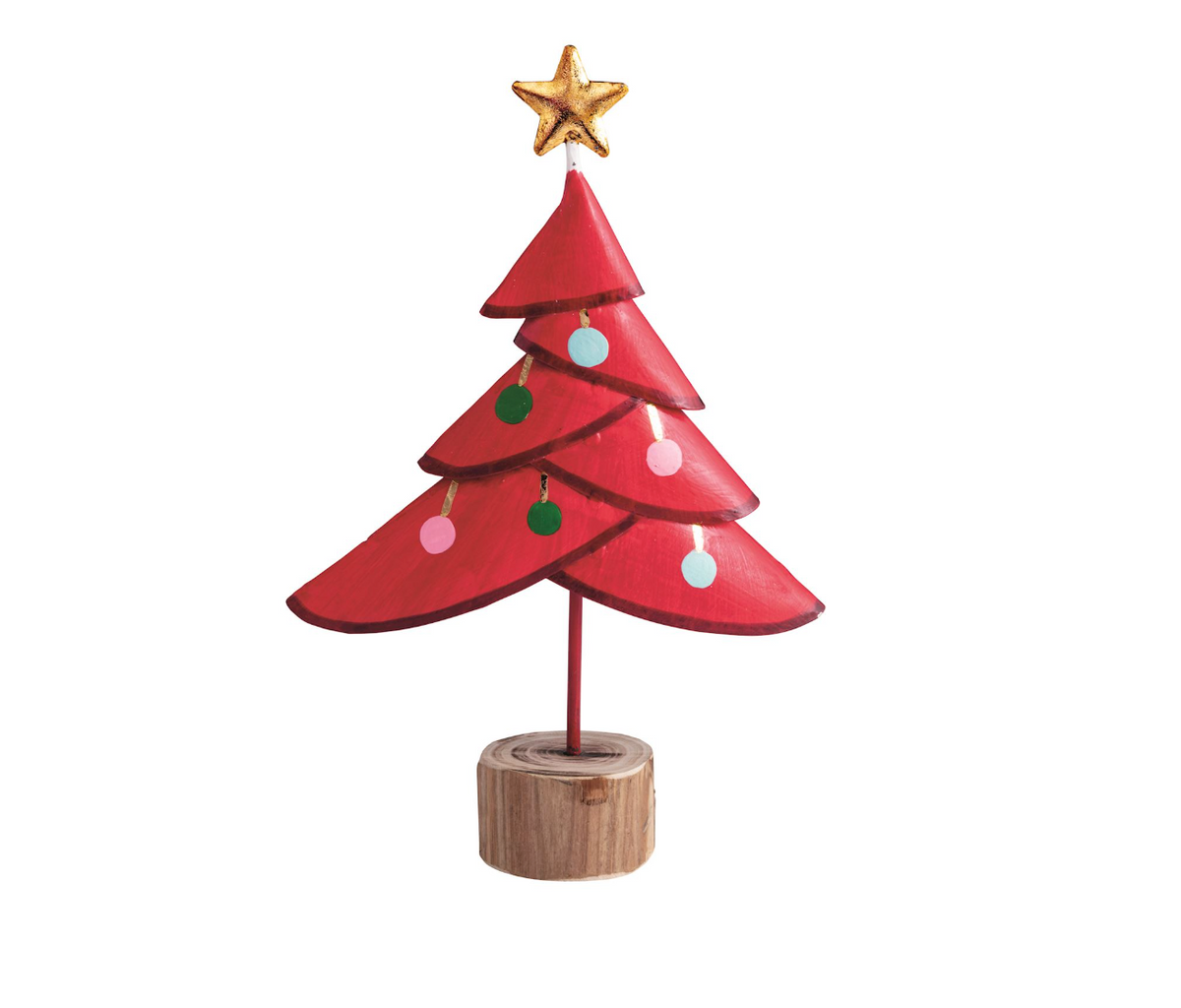 Large Metal Christmas Tree Sitter