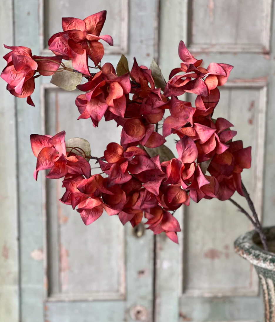 42" Bougainvillea Spray - Torch