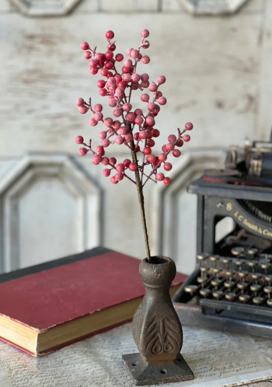 18" Frosted Fizzy Berry Spray