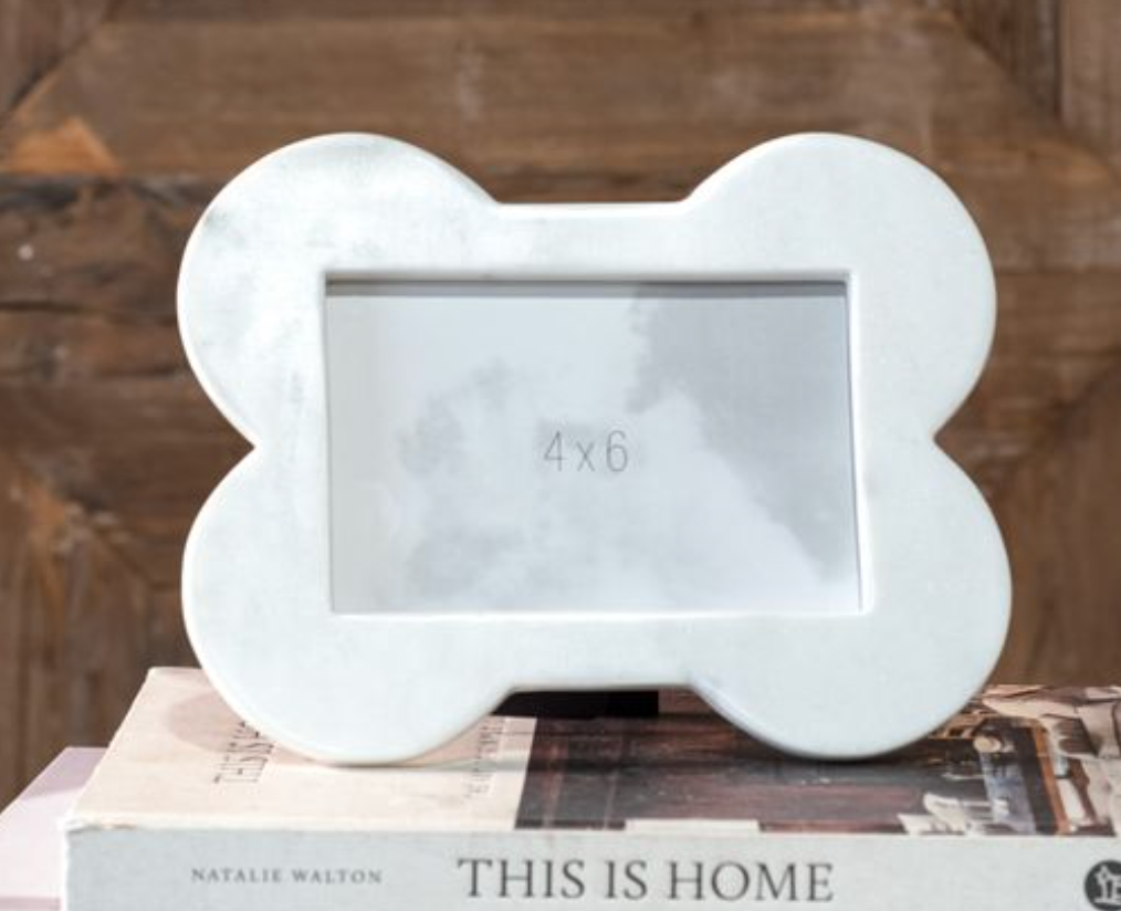 4" X 6" MARBLE BONE FRAME