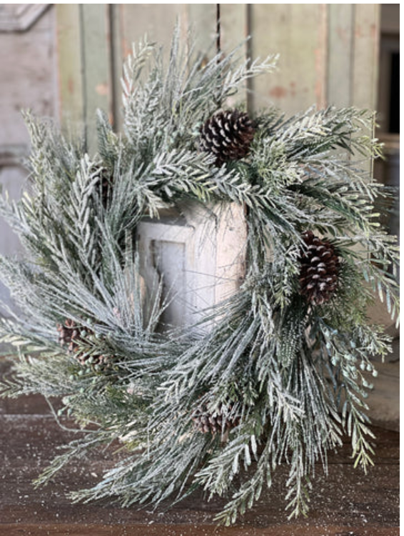 24" Wishing Wilderness Fir Wreath