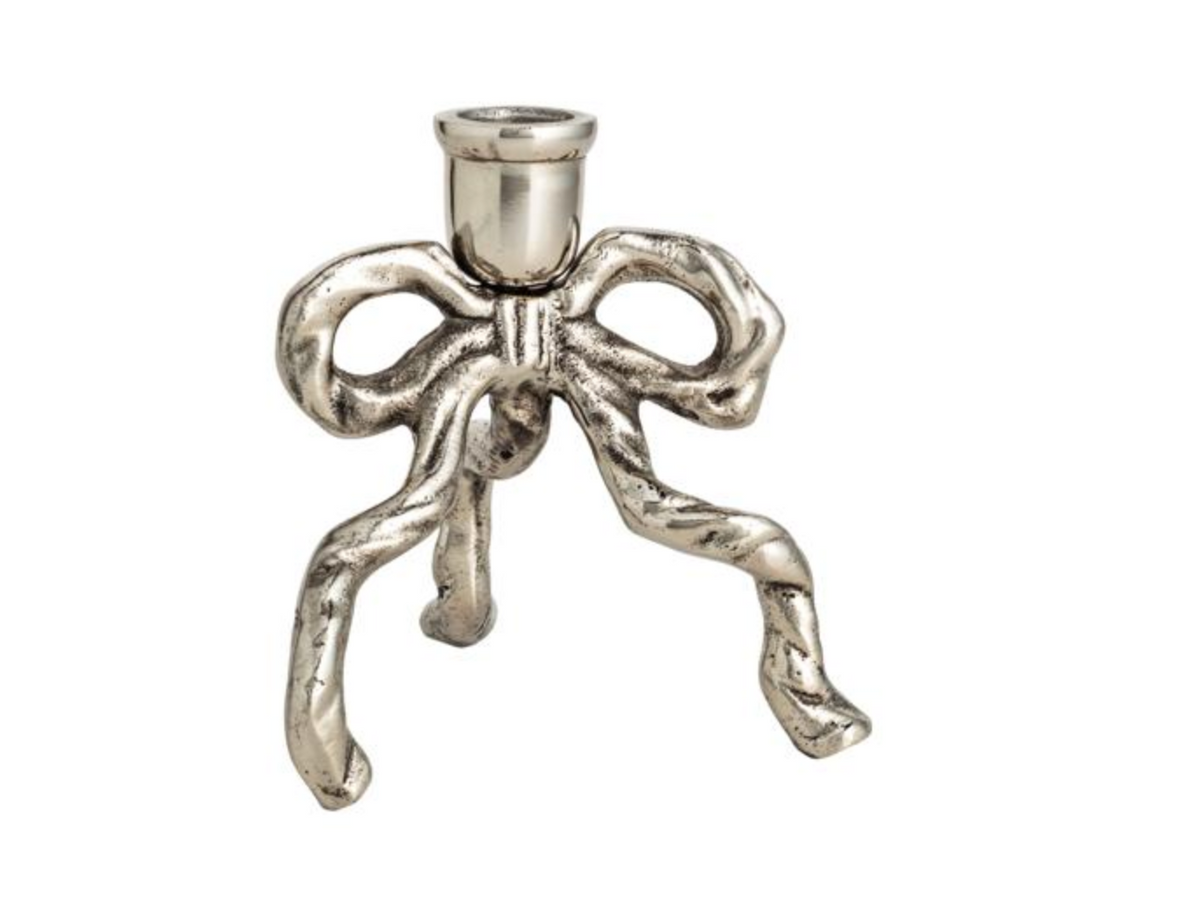 Large Metal Bow Taper Holder