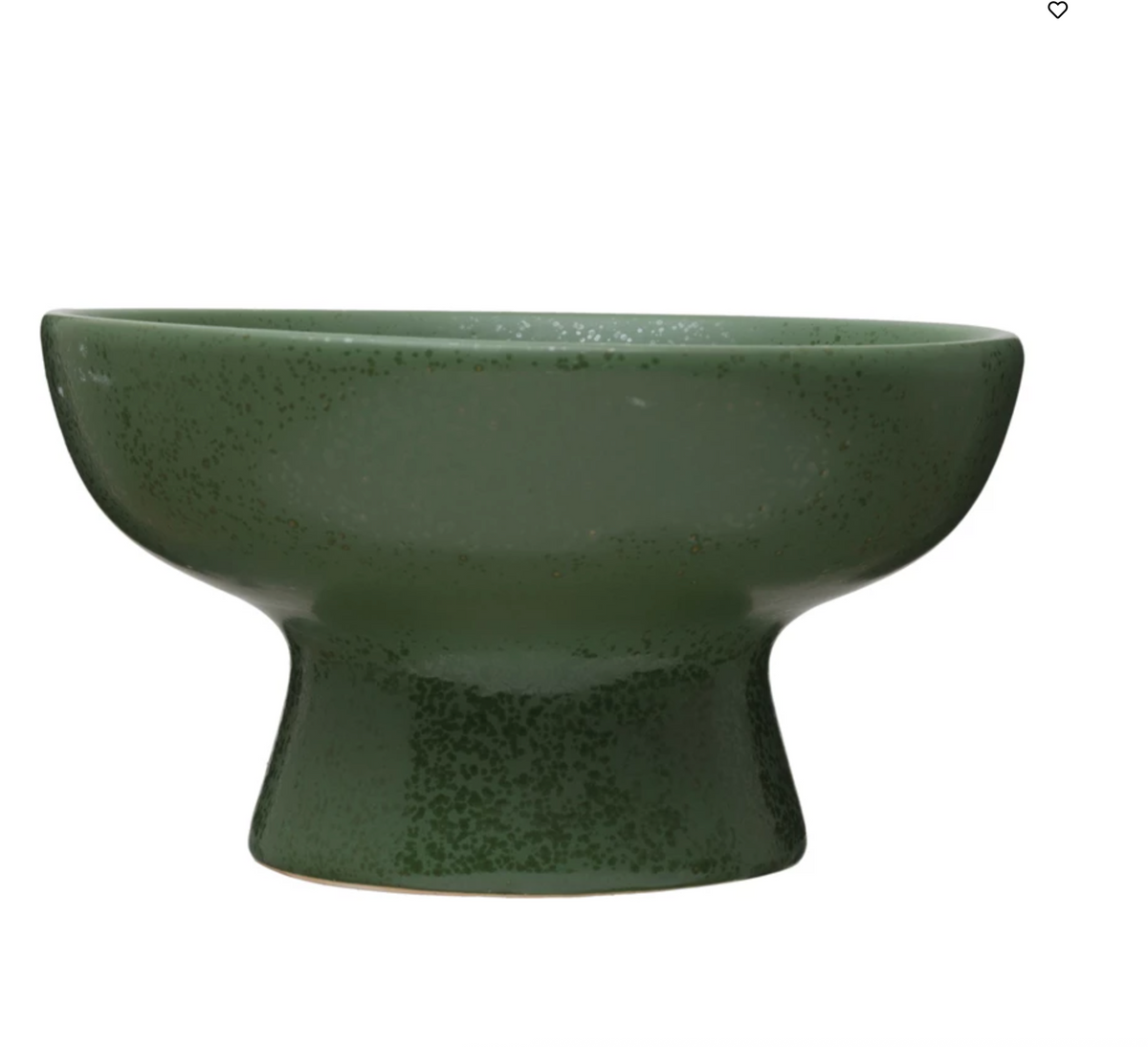 Stoneware Footed Bowl (Each One Will Vary)