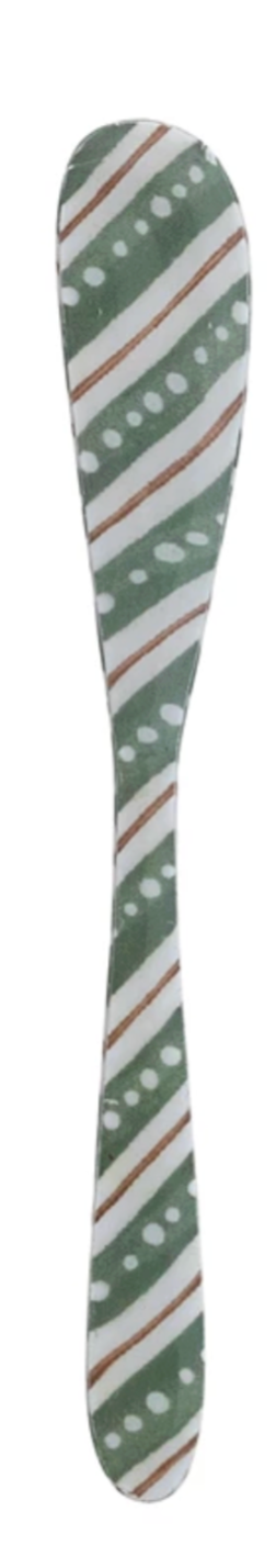 Enameled Stainless Steel Canape Knife, 4 Styles. Each Sold Separately.