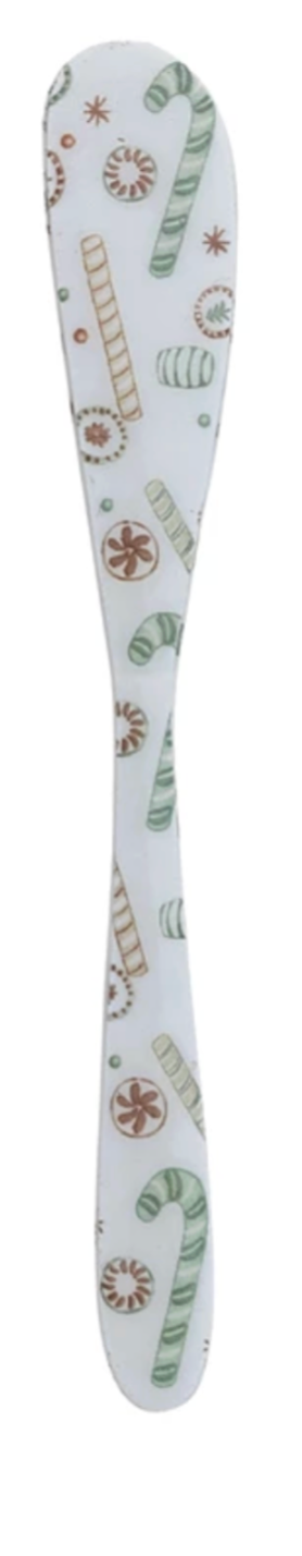 Enameled Stainless Steel Canape Knife, 4 Styles. Each Sold Separately.