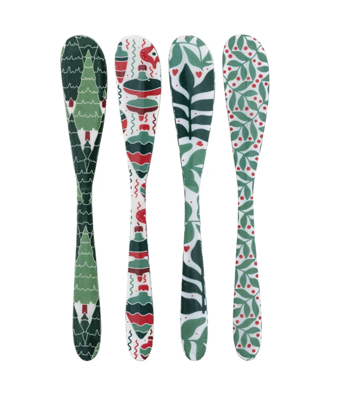 Enameled Stainless Steel Canape Knife, 4 Styles. Each Sold Separately.