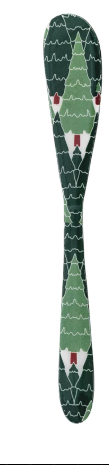 Enameled Stainless Steel Canape Knife, 4 Styles. Each Sold Separately.