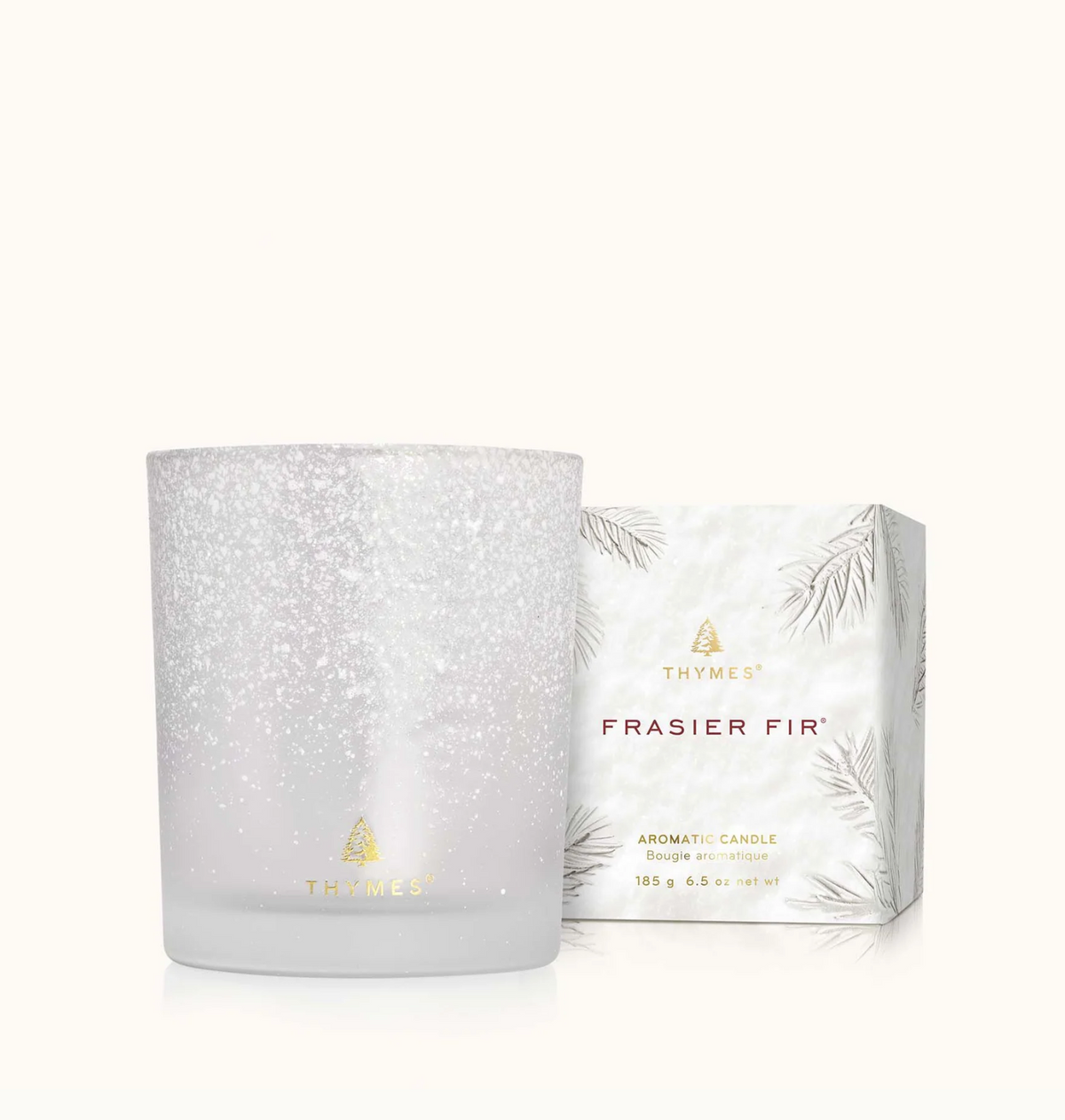 Frasier Fir Poured Candle, 6.5 oz Flocked