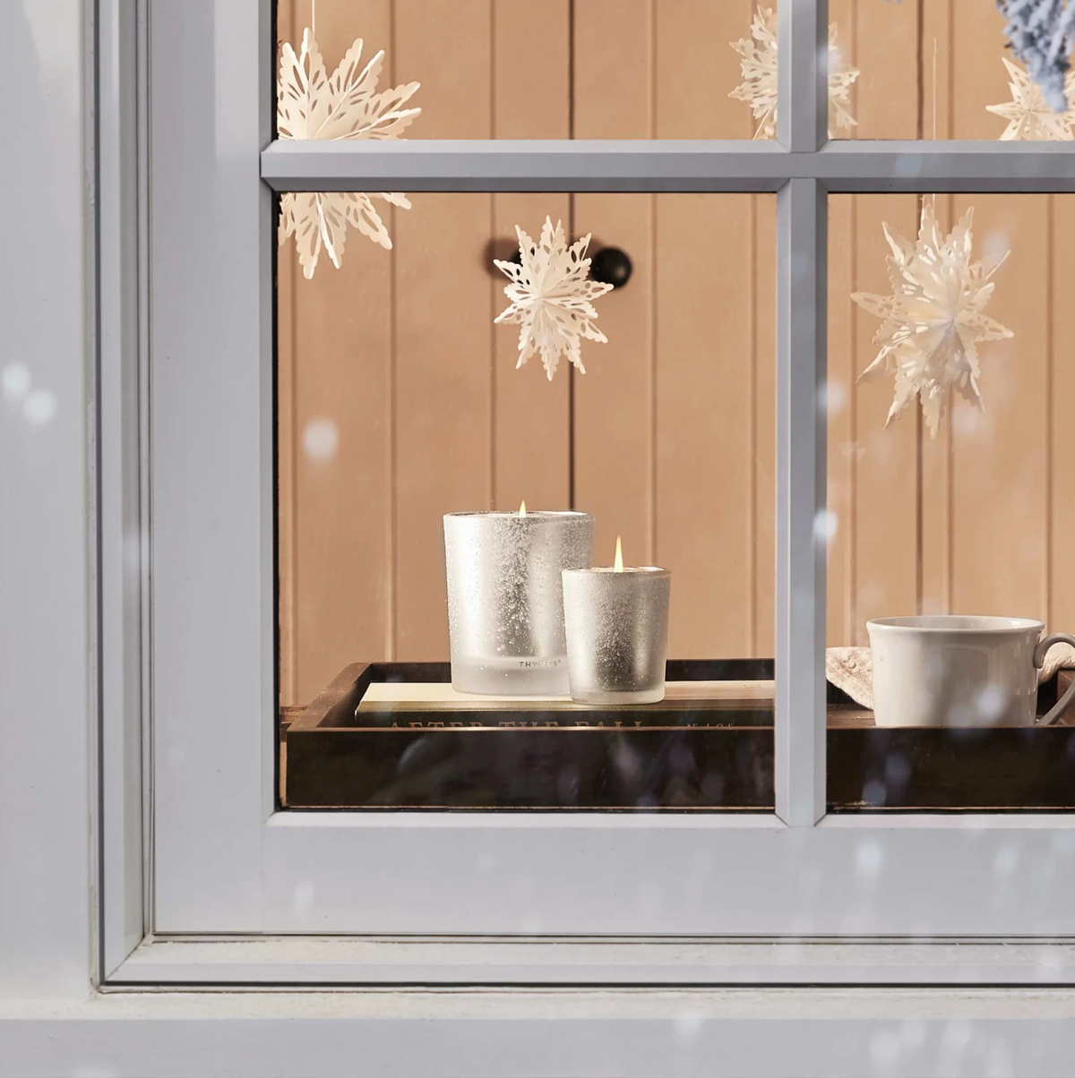 Frasier Fir Poured Candle, 6.5 oz Flocked