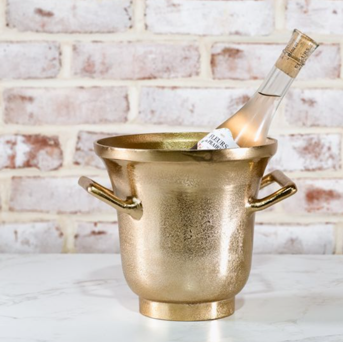 *INNER* 7.5"H ELEGANT GOLD ICE BUCKET
