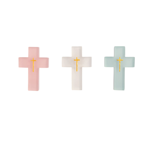 Painted Resin Crosses. Each Sold Separately.