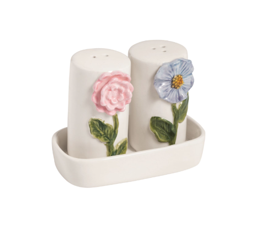 Flower Salt & Pepper Shaker Set