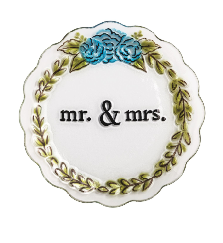 Mr. & Mrs. Flower Platter
