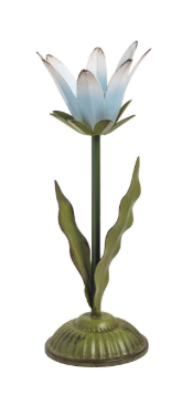 Flower Candlesticks. Each Sold Separately.