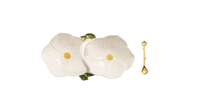 Flower Double Tidbit Set