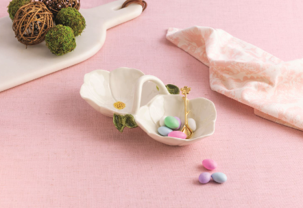Flower Double Tidbit Set