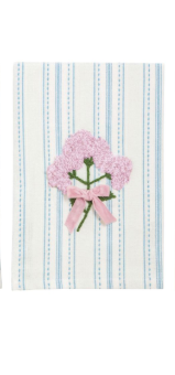 White Flower Embroidery
Towel