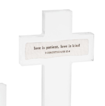 Love Is Sentiment Acrylic
Cross