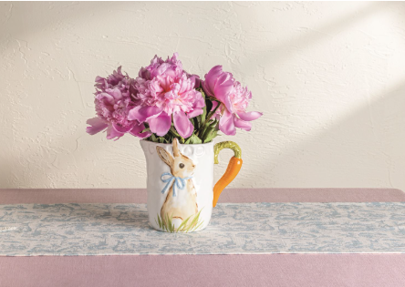 Bunny Carrot Handle Pitcher