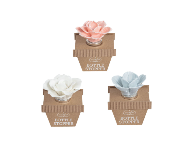 White Flower Bottle
Stopper