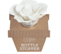 White Flower Bottle
Stopper