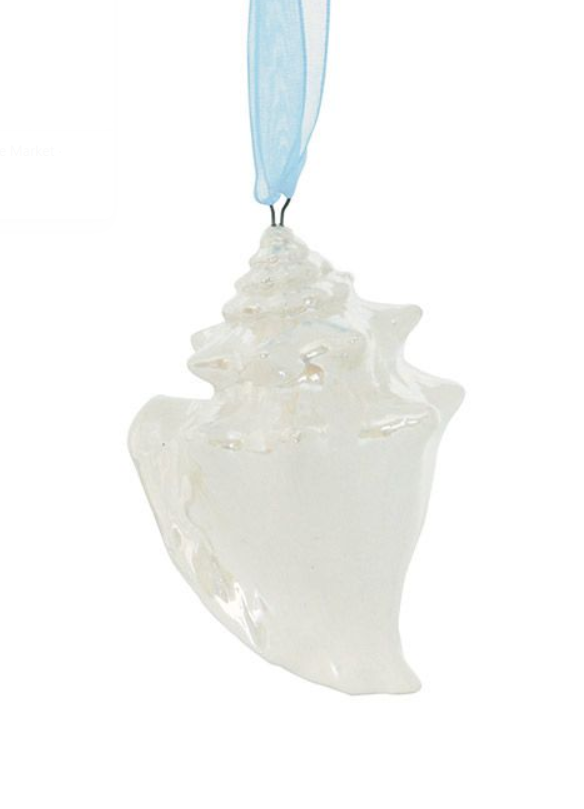 Ceramic Ornament - Conch Shell