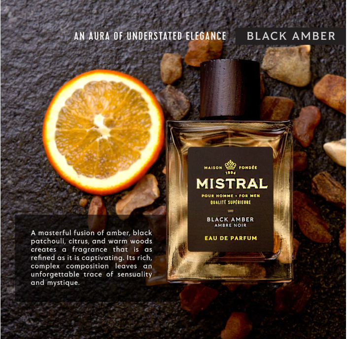 Men's Eau de Parfum Black Amber  3.3 fl. oz.