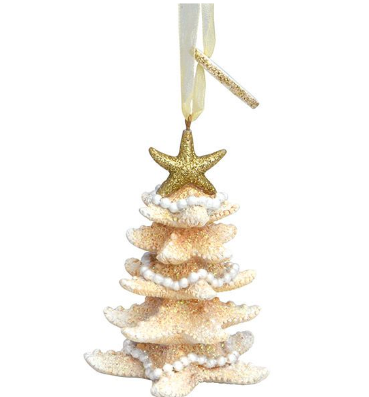 Resin Ornament - Starfish Tree