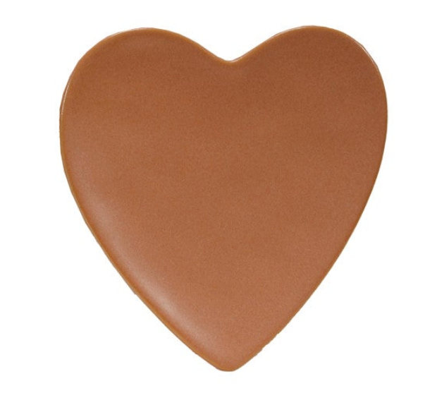 Stoneware Heart Shaped Dish, Matte Finish, 4 Colors. Each Sold Separately.